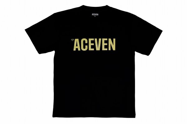 画像1: ACE7 ドライフィットTシャツ 01 黒 (1)