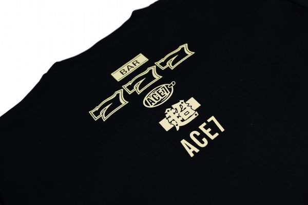 画像4: ACE7 ドライフィットTシャツ 01 黒 (4)