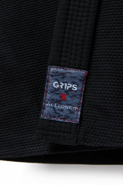 画像15: Grips x AL Leone 柔術衣 PRIMERO　黒 (15)