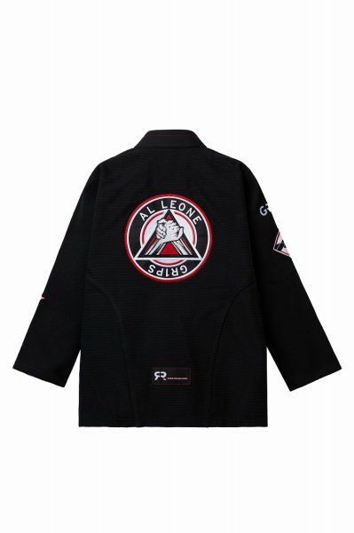 画像15: Grips x AL Leone 柔術衣 SECRET WEAPON　黒 (15)