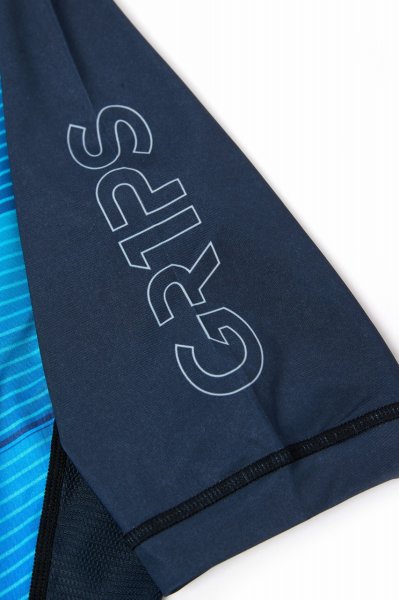画像14: Grips x AL Leone ラッシュガード FAST WAVE 半袖　青 (14)