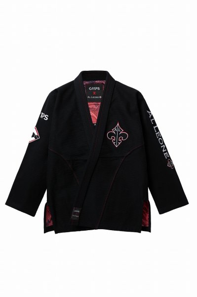 画像8: Grips x AL Leone 柔術衣 SECRET WEAPON　黒 (8)