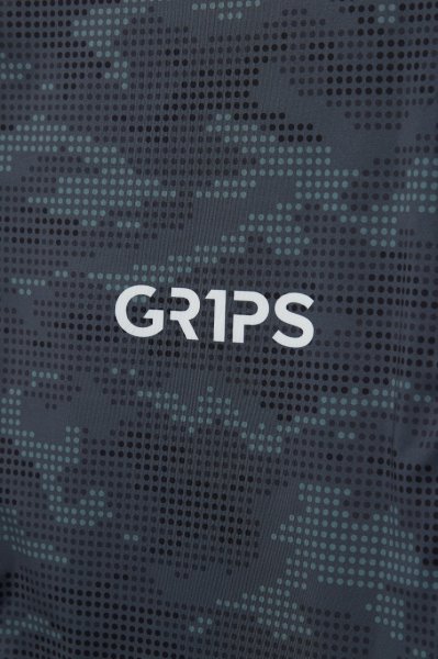 画像13: Grips x AL Leone ラッシュガード BLACK PIXEL 半袖　黒/赤 (13)