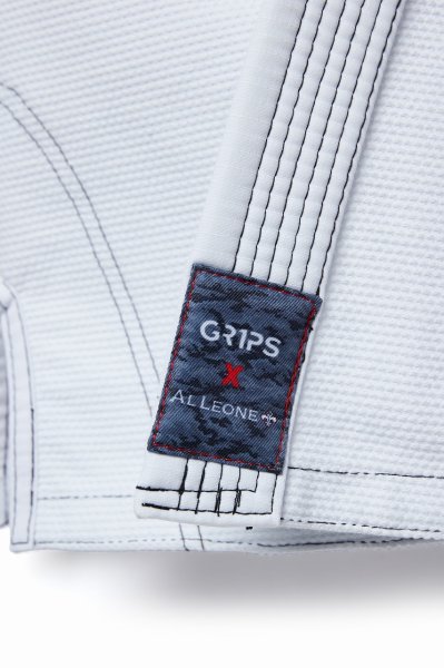 画像9: Grips x AL Leone キッズ柔術衣 PRIMERO　白 (9)