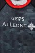 画像14: Grips x AL Leone ラッシュガード BLACK PIXEL 半袖　黒/赤 (14)