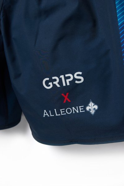 画像7: Grips x AL Leone ファイトショーツ FAST WAVE　青 (7)