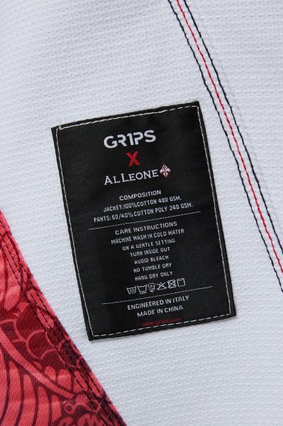 画像22: Grips x AL Leone 柔術衣 SECRET WEAPON　白 (22)