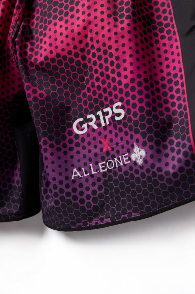 画像7: Grips x AL Leone ファイトショーツ DIGITAL CAMO　プラムパープル/黒 (7)