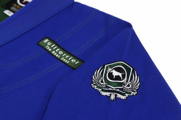 画像6: BULLTERRIER 柔術衣 スーパーライトMG 青 (6)