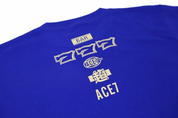 画像4: ACE7 Tシャツ BASIC 青 (4)