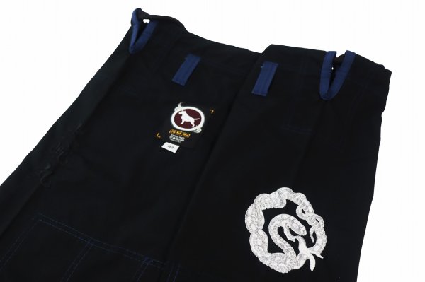 画像9: BULL TERRIER 柔術衣 Orochimaru 黒 (9)