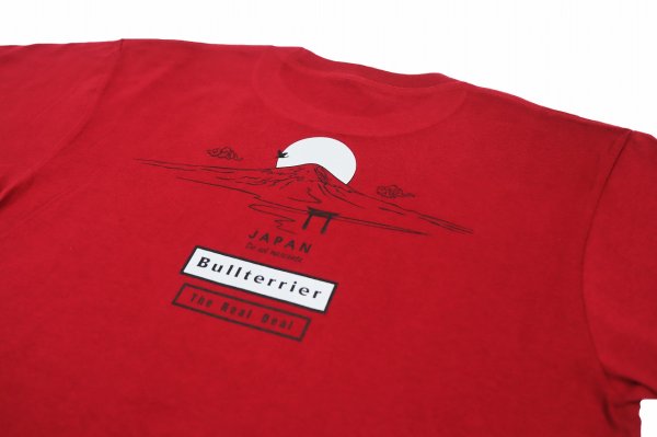 画像4: BULL TERRIER Tシャツ JAPAN バーガンディ (4)