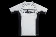 画像4: BULLTERRIER ラッシュガード Classic Logo 半袖 白 (4)