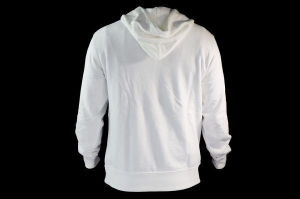 画像6: BULL TERRIER フードパーカー Steel Logo 白 (6)
