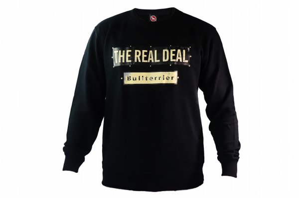 画像4: BULL TERRIER スウェットトレーナー Steel Logo 黒 (4)