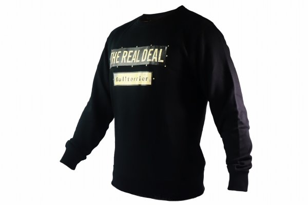 画像5: BULL TERRIER スウェットトレーナー Steel Logo 黒 (5)