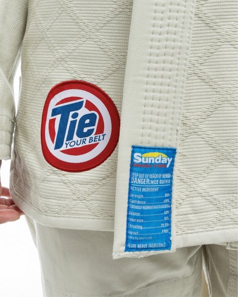 画像14: SUNDAY GROCERY STORE 柔術衣 CLEAN アッシュグレー (14)
