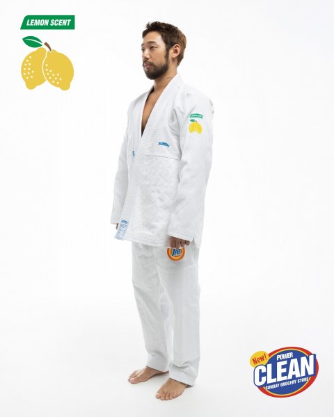 画像8: SUNDAY GROCERY STORE 柔術衣 CLEAN 白 (8)