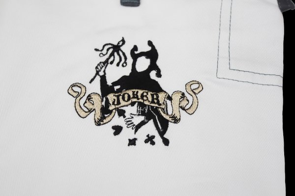 画像8: BULL TERRIER 柔術衣 Joker R 白c (8)