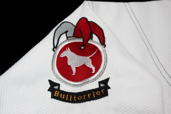 画像7: BULL TERRIER 柔術衣 Joker R 白c (7)