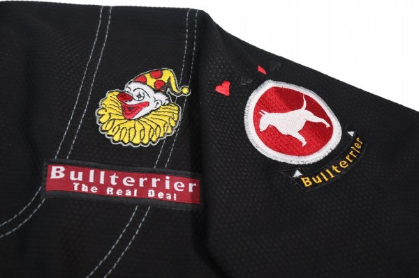 画像6: BULL TERRIER 柔術衣 Joker R 黒 (6)