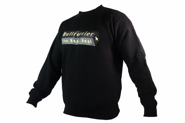 画像5: BULL TERRIER スウェットトレーナー 3DBOX　黒/グレー (5)