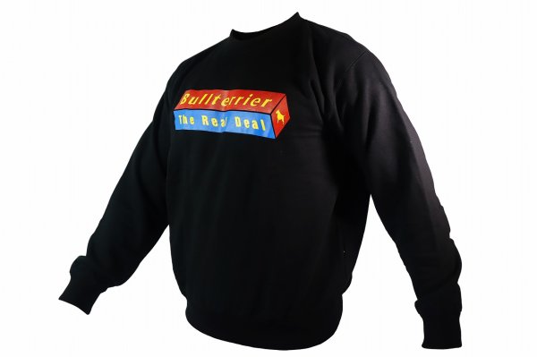 画像5: BULL TERRIER スウェットトレーナー 3DBOX　黒 (5)