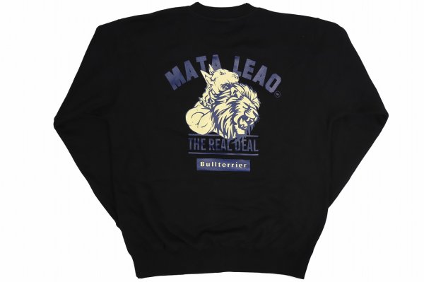 画像2: BULL TERRIER スウェットトレーナー Mata Leao　黒 (2)