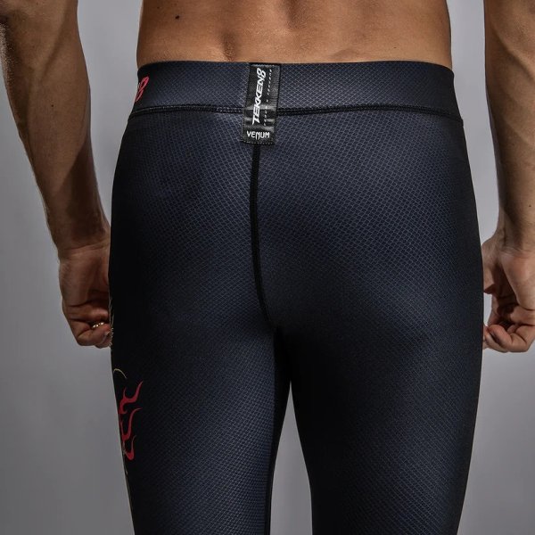 画像8: Venum x Tekken8 ロングスパッツ Marshall Law 黒/赤/金 (8)