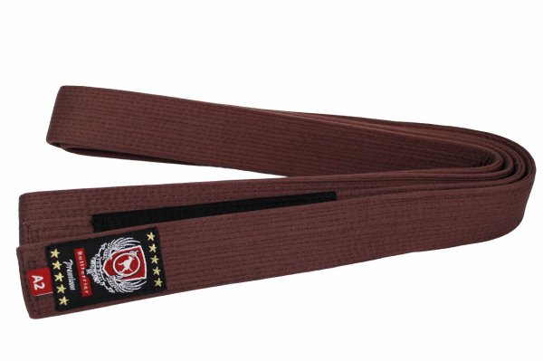 画像1: BULLTERRIER Premium Heavy Belt 茶帯 (1)