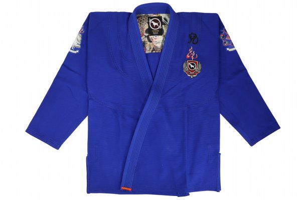 画像1: BULL TERRIER 柔術衣 Jiraiya2.0 青 (1)