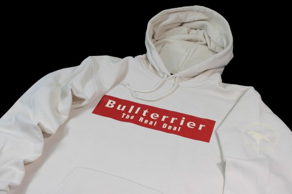 画像3: BULL TERRIER フードパーカー Basic Logo　ベージュ (3)