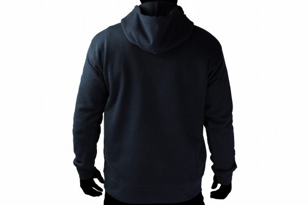 画像6: BULL TERRIER フードパーカー Basic Logo　ダークネイビー (6)