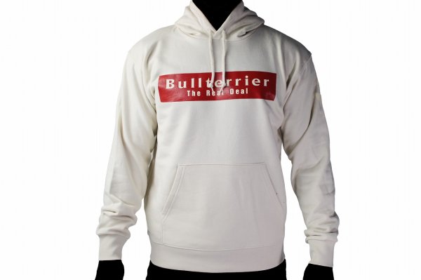 画像4: BULL TERRIER フードパーカー Basic Logo　ベージュ (4)