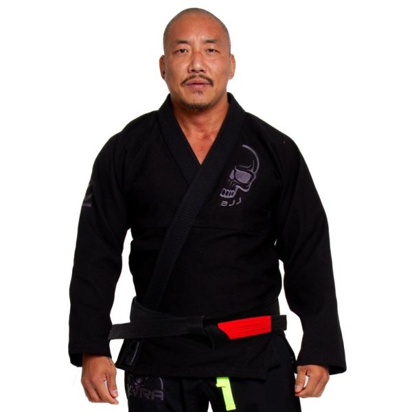 画像1: KVRA 柔術衣 BJJ 黒 (1)