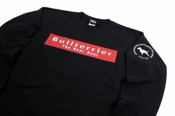 画像3: BULL TERRIER スウェットトレーナー Basic Logo　黒 (3)