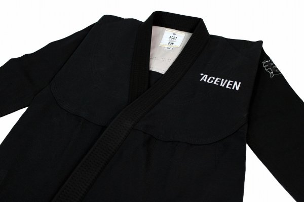 画像5: ACEVEN キッズ柔術衣 01 黒 (5)
