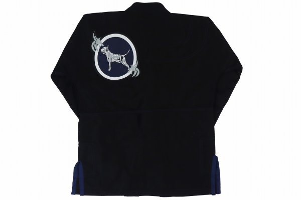 画像3: BULLTERRIER　キッズ柔術衣　Traditional　黒 (3)