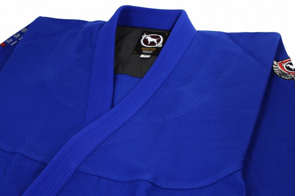 画像5: BULLTERRIER 柔術衣 スーパーライトTRD 青 (5)