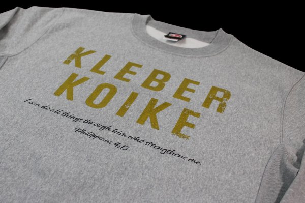 画像3: BULL TERRIER クレベル・コイケ Live to Fight スウェットトレーナー アッシュ (3)