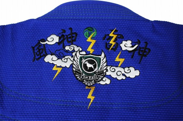 画像8: BULL TERRIER 柔術衣 Fujin Raijin2.0 青 (8)