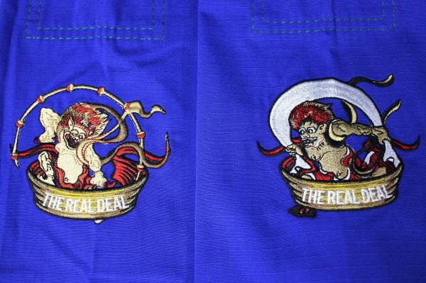 画像9: BULL TERRIER 柔術衣 Fujin Raijin2.0 青 (9)