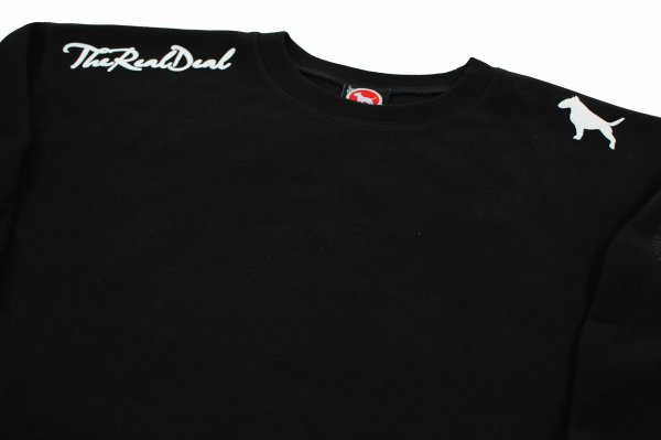 画像3: BULL TERRIER スウェットトレーナー MocoLogo　黒 (3)