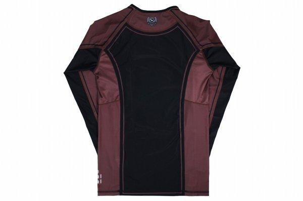 画像5: BULLTERRIER ラッシュガード Rank4.0 長袖 茶 (5)