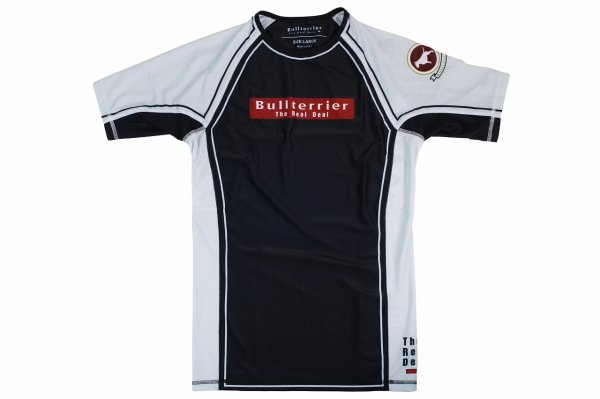 画像4: BULLTERRIER ラッシュガード Rank4.0 半袖 白 (4)