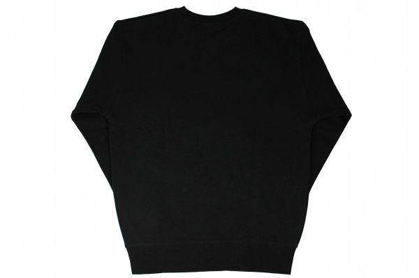 画像2: BULL TERRIER スウェットトレーナー Box Tag　黒 (2)