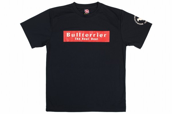 画像1: BULL TERRIER ドライTシャツ Basic Logo 黒 (1)