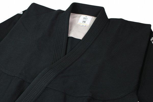 画像5: ACEVEN 柔術衣 Light Tip　黒 (5)