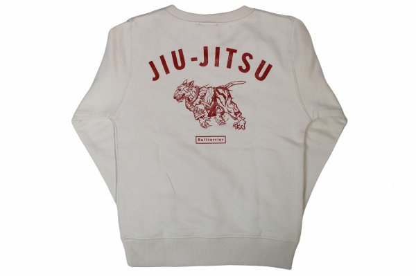 画像2: BULLTERRIER　キッズスウェットトレーナー Jiu-Jitsu ベージュ (2)