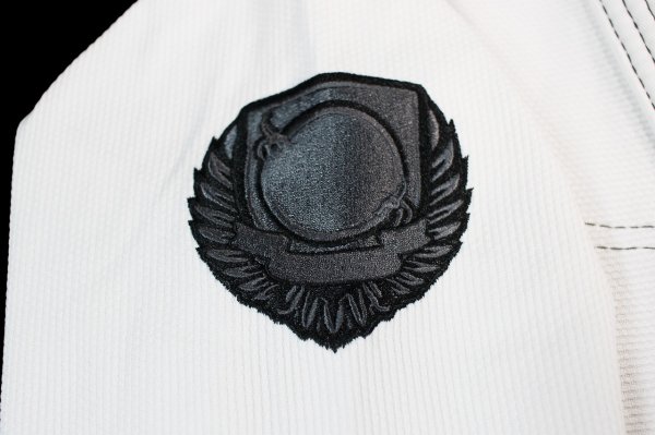 画像6: ブルテリア キッズ柔術衣 スーパーライトLAS 白 (6)